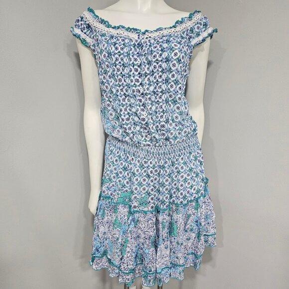 Poupette St. Barth Alba Floral Print Mini Dress - Picture 2 of 7